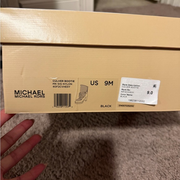 Michael Kors Culver Mixed-Media Platform Boot - Picture 11 of 11